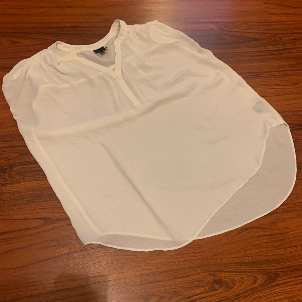 Worthington white sleeveless blouse XL